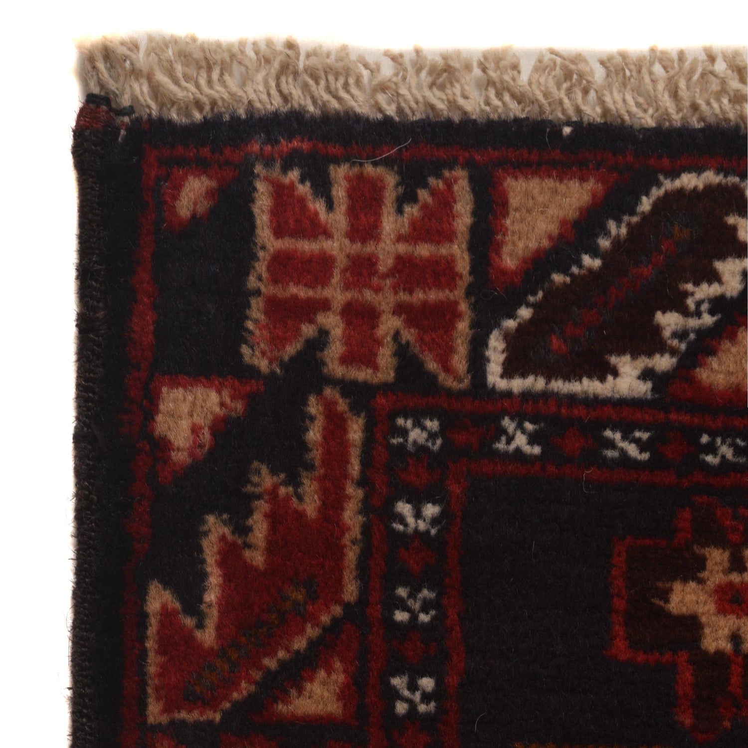 Baluchi Rug Handmade Red Prayer Design 3x5 ft