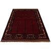 Baluchi Rug Handmade Red Prayer Design 2x4 ft