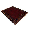 Baluchi Rug Handmade Red Prayer Design 2x4 ft