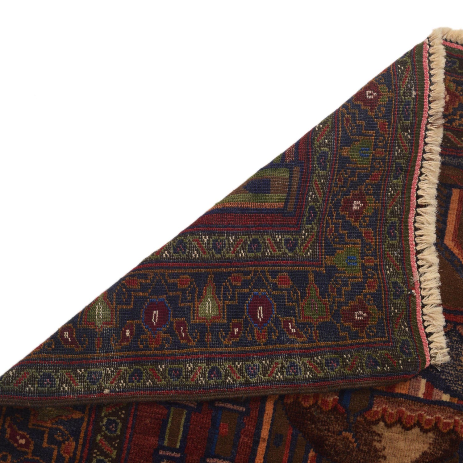 Baluchi Rug Handmade Multi Prayer Design 2x4 ft