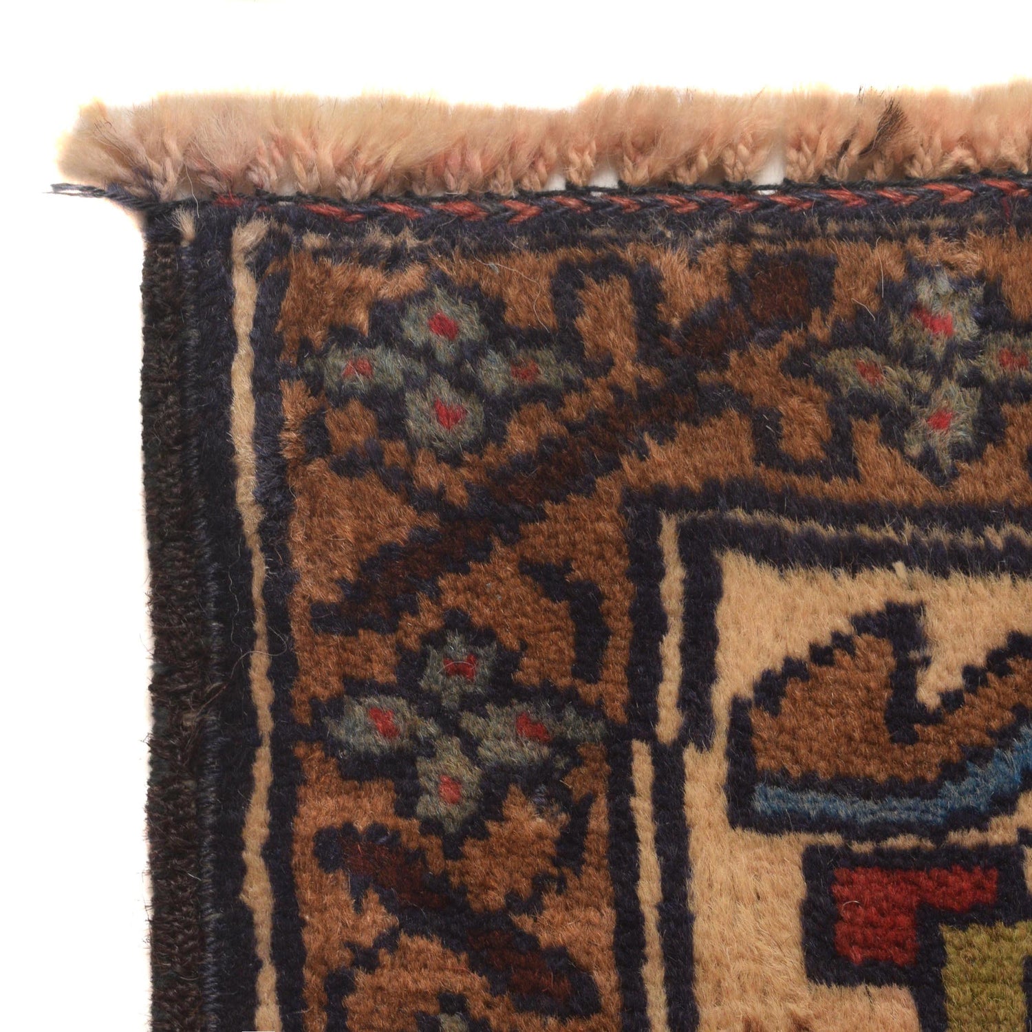 Baluchi Rug Handmade Multi Geometric 3x5 ft