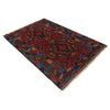Baluchi Rug Handmade Multi Geometric 3x5 ft