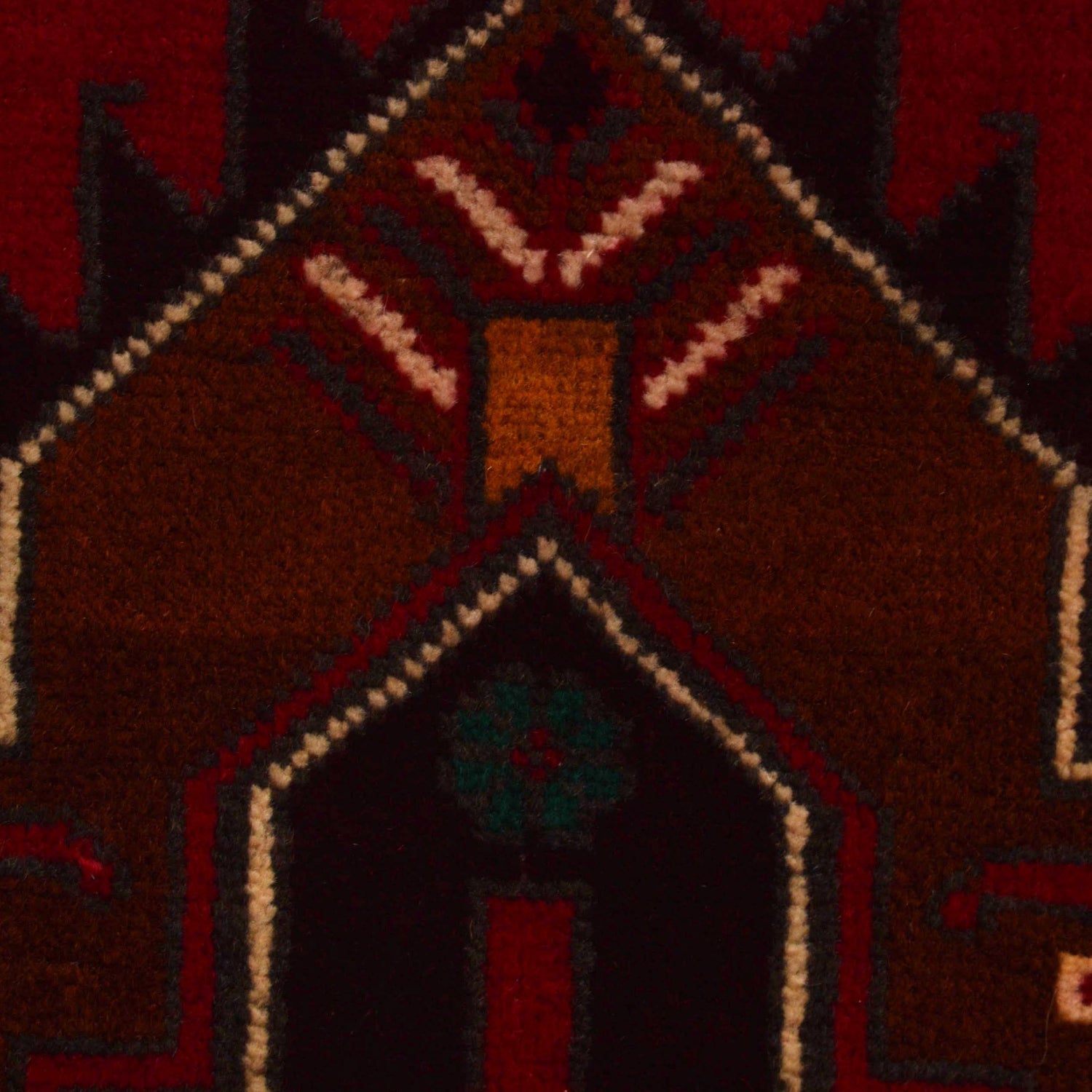 Baluchi Rug Handmade Multi Geometric 3x5 ft