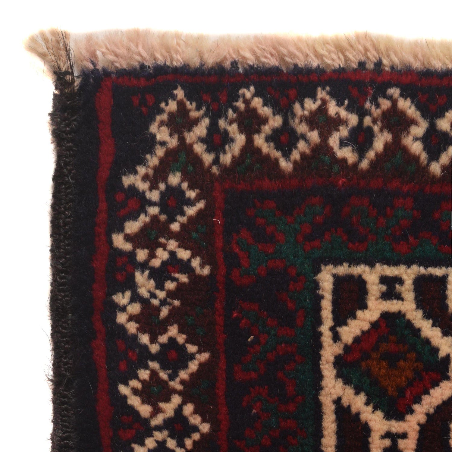 Baluchi Rug Handmade Multi Prayer Design 2x4 ft