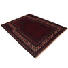 Baluchi Rug Handmade Red Prayer Design 2x4 ft
