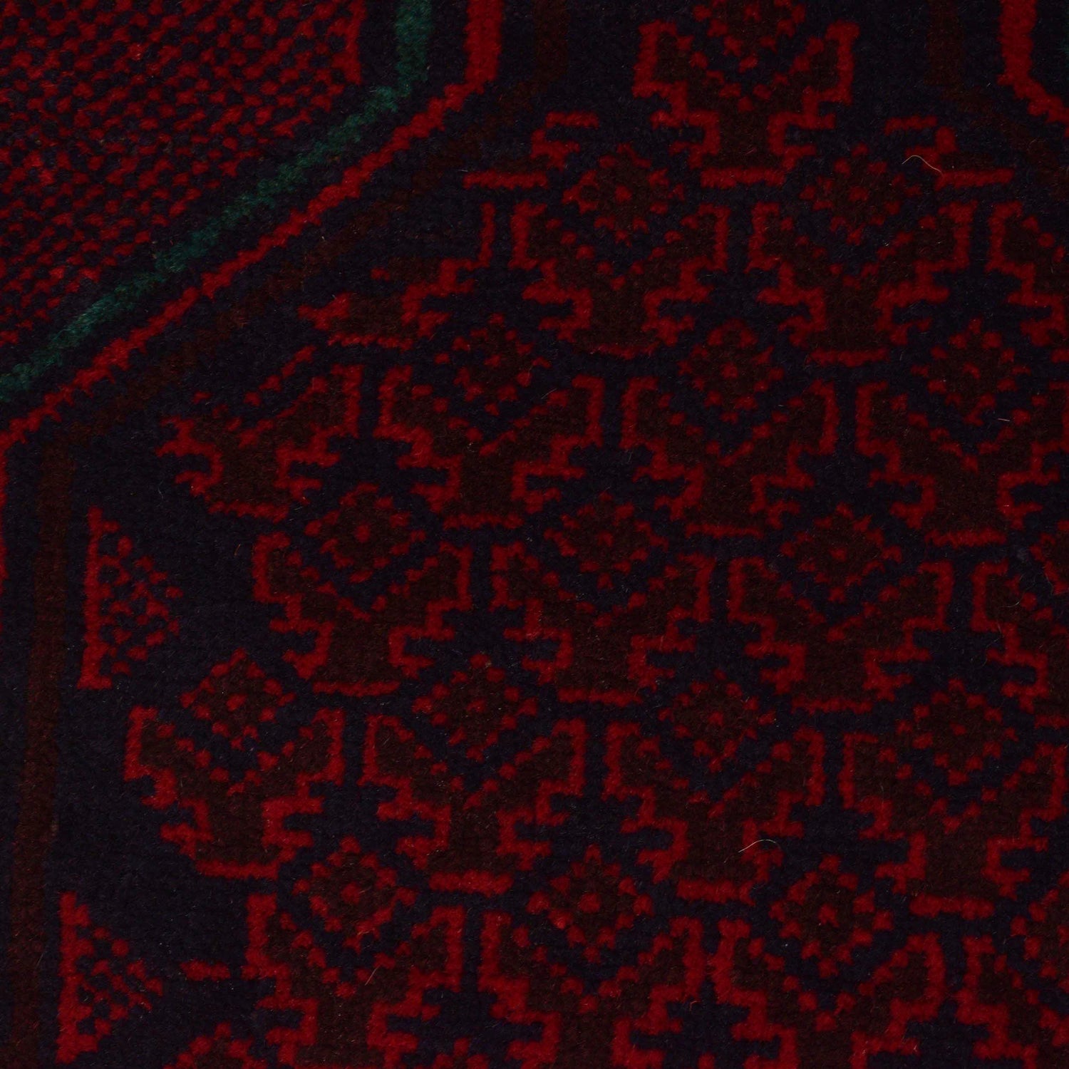 Baluchi Rug Handmade Red Prayer Design 2x4 ft