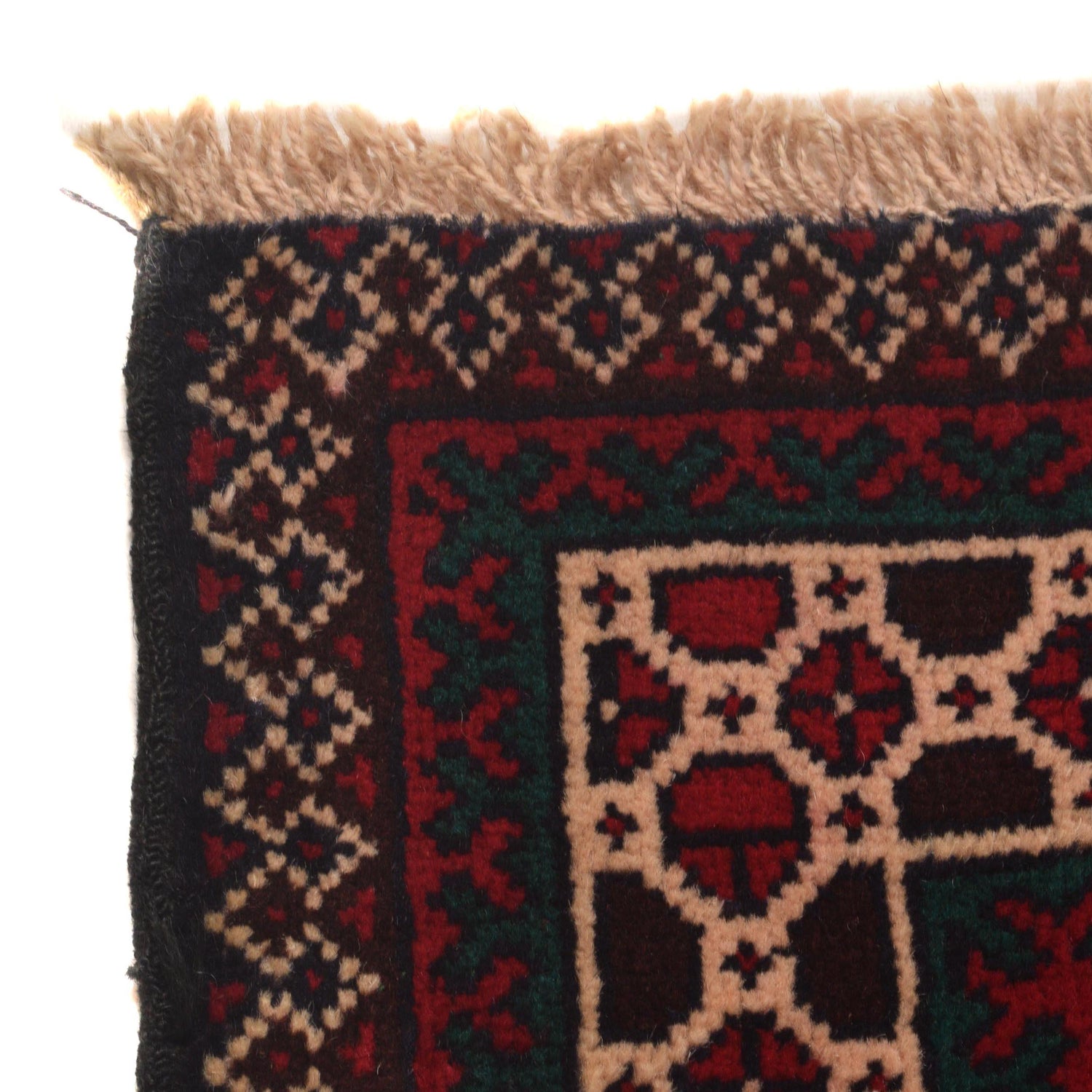 Baluchi Rug Handmade Red Prayer Design 3x5 ft