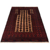Baluchi Rug Handmade Red Prayer Design 2x4 ft
