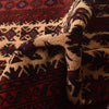 Baluchi Rug Handmade Red Prayer Design 2x4 ft