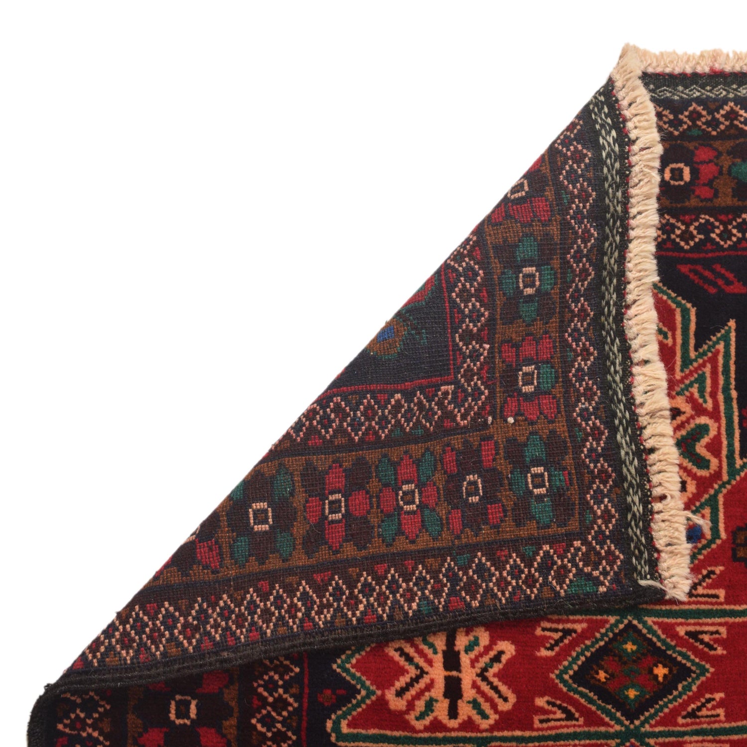 Baluchi Runner Rug Handmade Red 6' Runner