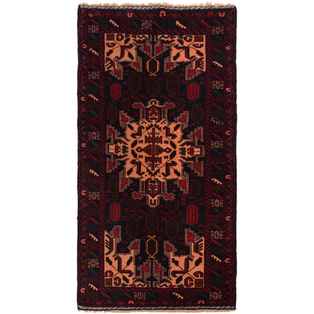 Baluchi Runner Rug Handmade Multi 6' Runner