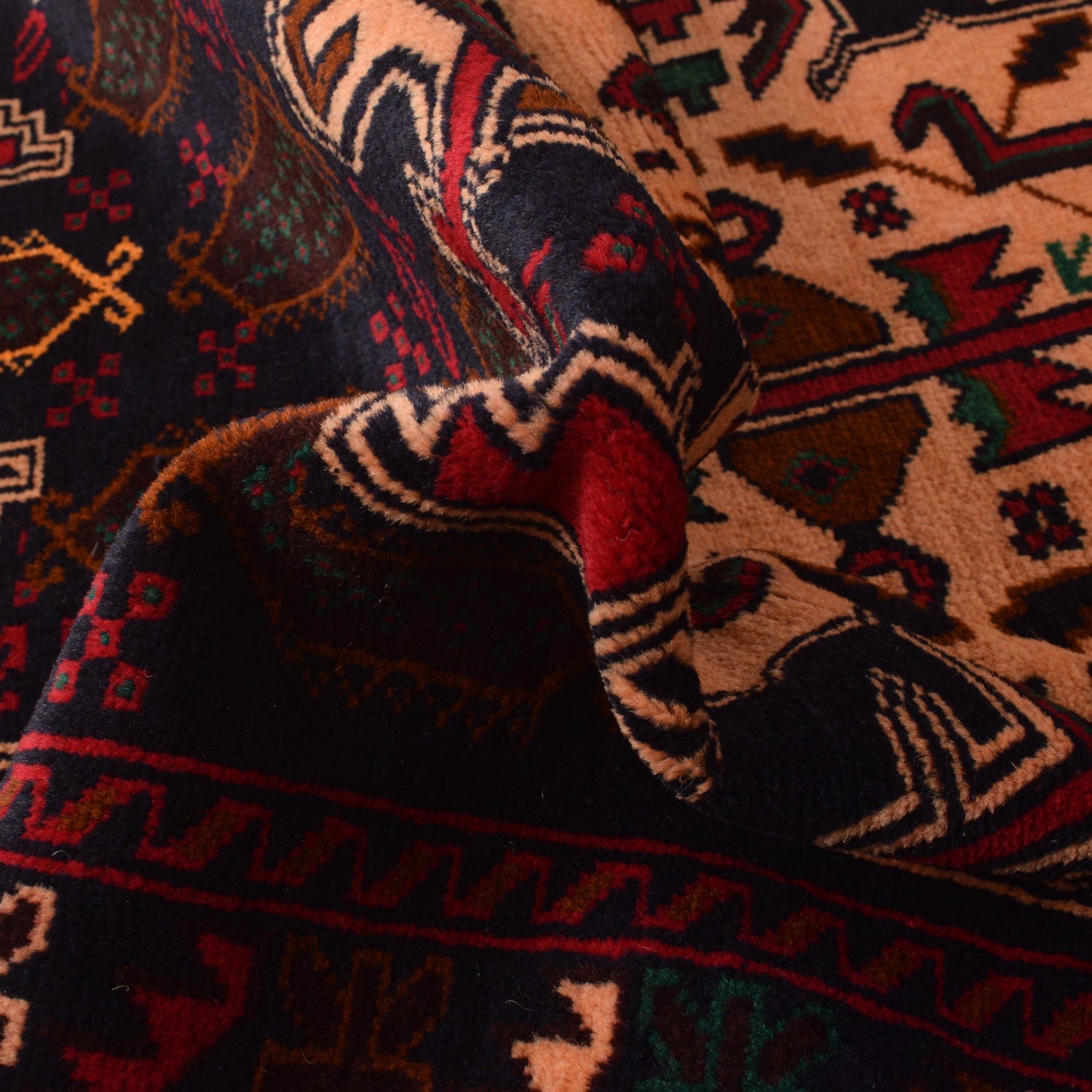 Baluchi Runner Rug Handmade Multi 6' Runner