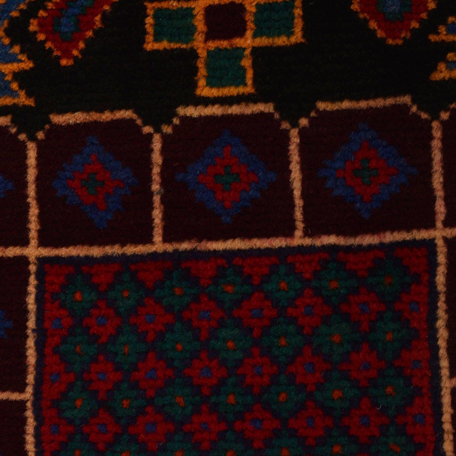Baluchi Runner Rug Handmade Multi 6' Runner