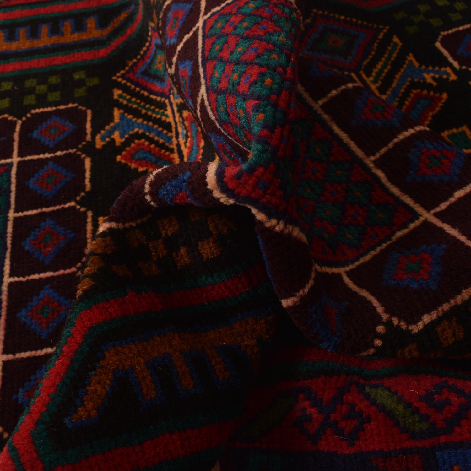 Baluchi Runner Rug Handmade Multi 6' Runner