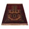 Baluchi Rug Handmade Multi Prayer Design 2x4 ft