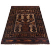 Baluchi Rug Handmade Multi Prayer Design 2x4 ft