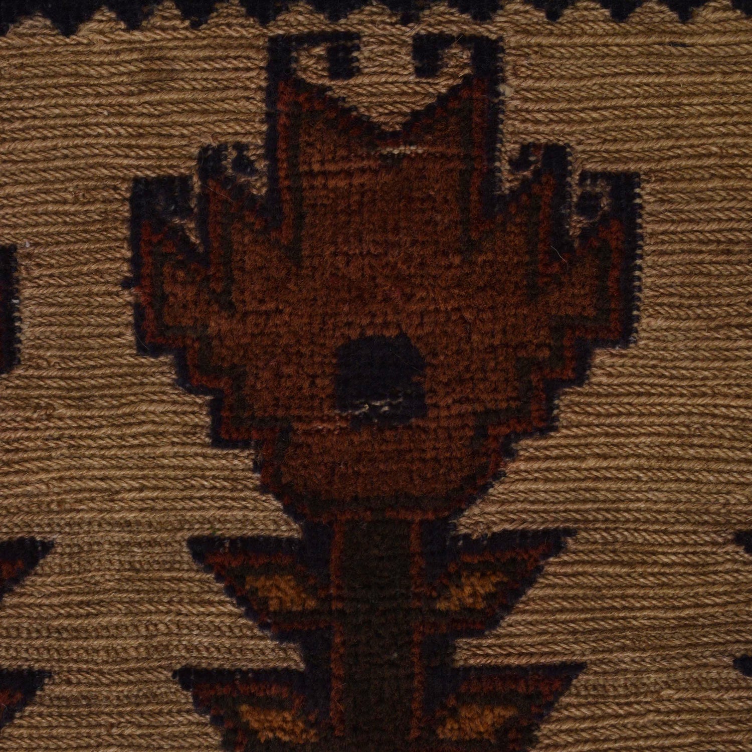 Baluchi Rug Handmade Multi Prayer Design 2x4 ft