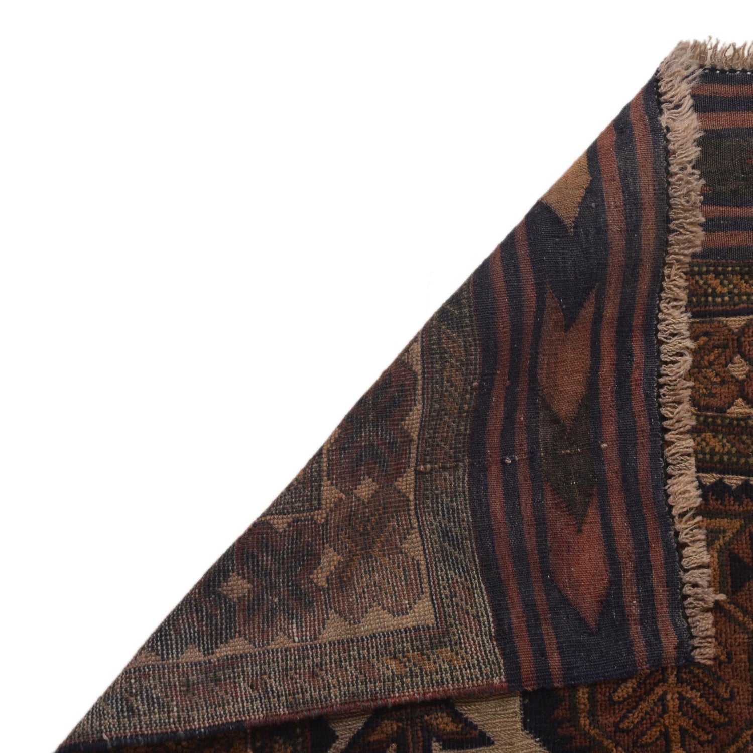 Baluchi Rug Handmade Multi Prayer Design 2x4 ft