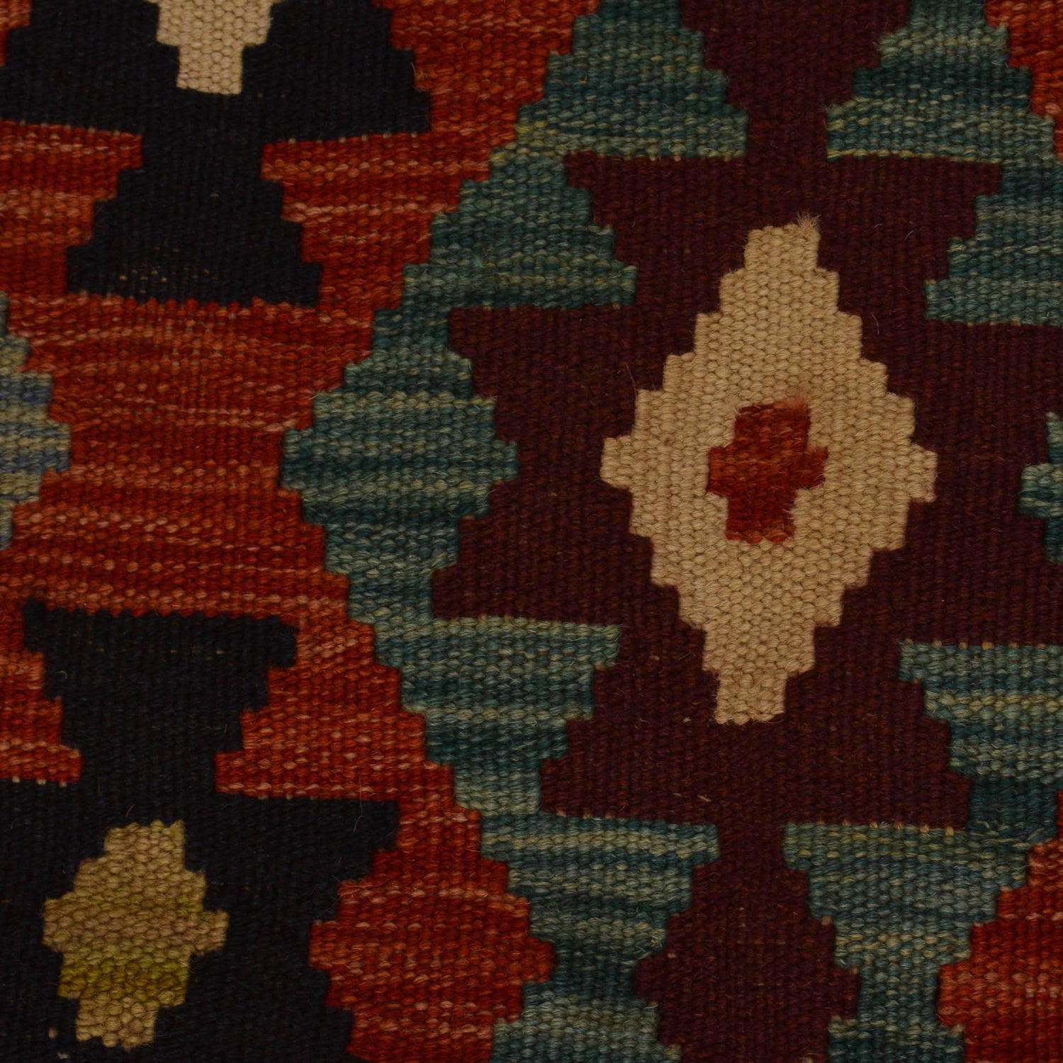 Handmade Multi Kilim Geometric 4x7 ft