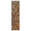 Handmade Multi Kilim Geometric 10' Runner