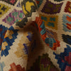 Handmade Multi Kilim Geometric 10' Runner