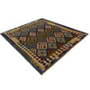 Handmade Multi Kilim Geometric 4x7 ft