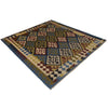 Handmade Multi Kilim Geometric 4x7 ft