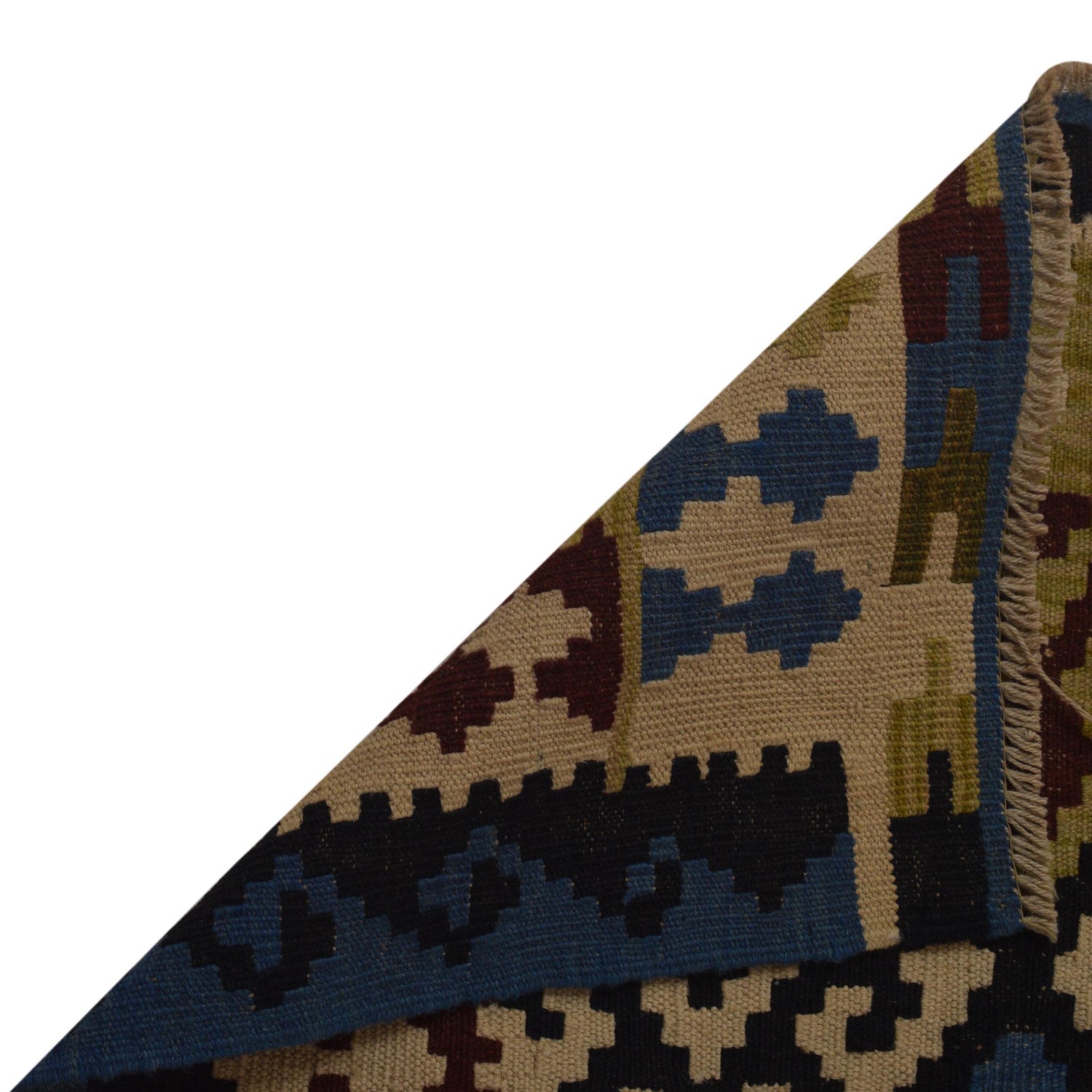 Handmade Multi Kilim Geometric 4x7 ft