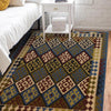 Handmade Multi Kilim Geometric 4x7 ft