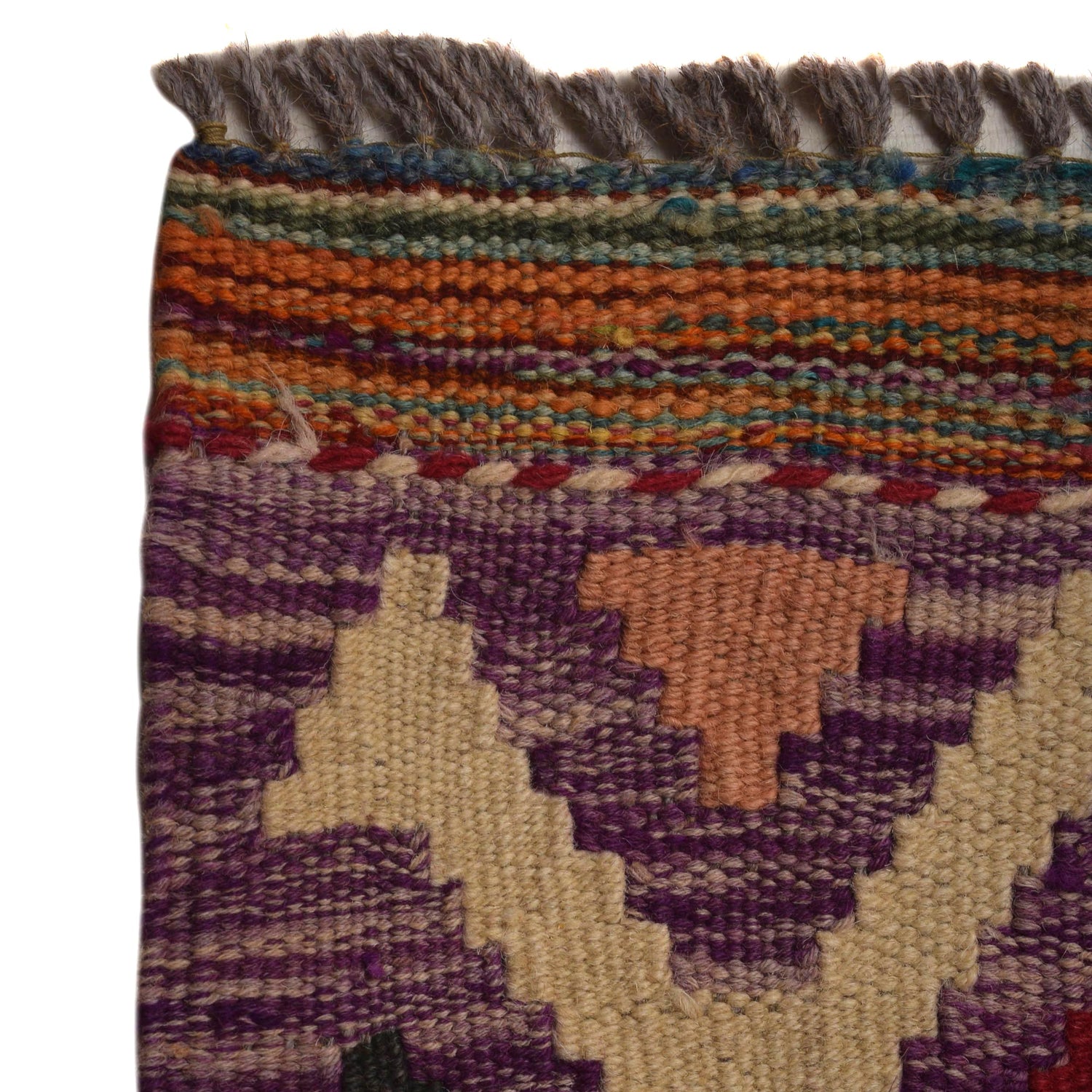 Handmade Multi Kilim Geometric 10x13 ft