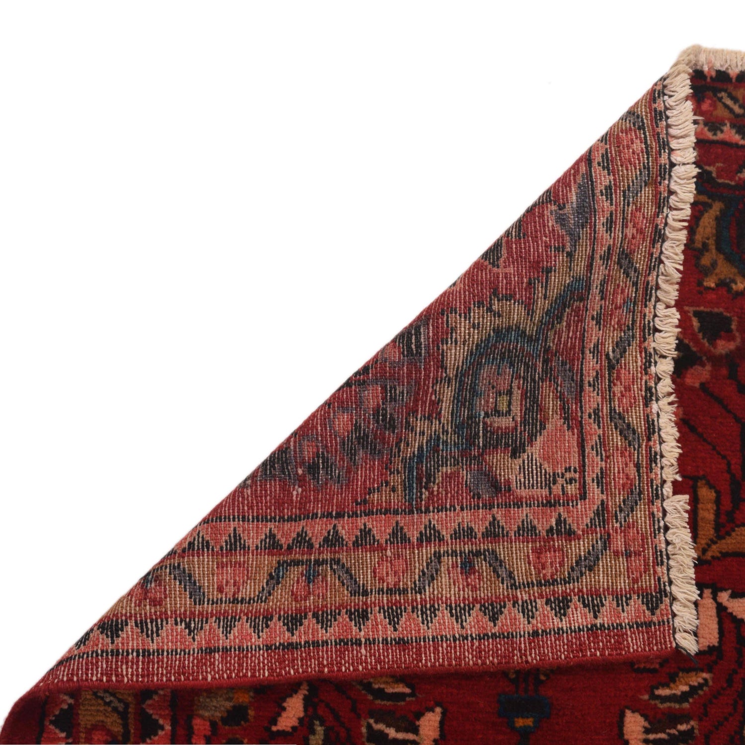 Baluchi Rug Handmade Red Geometric 2x4 ft