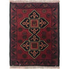 Handmade Wool Doormat Red Floral