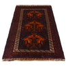 Baluchi Rug Handmade Multi Geometric 3x5 ft