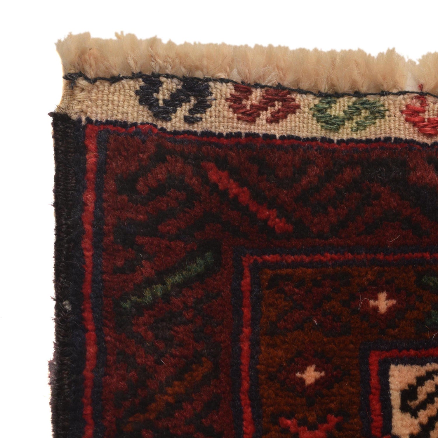 Baluchi Rug Handmade Multi Geometric 3x5 ft