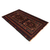 Baluchi Rug Handmade Multi Geometric 3x5 ft