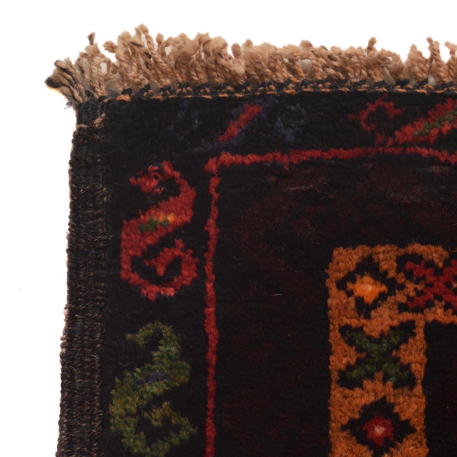 Baluchi Rug Handmade Multi Geometric 3x5 ft