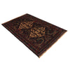 Baluchi Rug Handmade Multi Geometric 3x5 ft