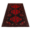 Baluchi Rug Handmade Red Geometric 4x6 ft