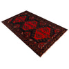 Baluchi Rug Handmade Red Geometric 4x6 ft