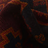 Baluchi Rug Handmade Red Geometric 2x4 ft