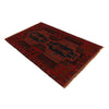 Baluchi Rug Handmade Red Geometric 3x5 ft
