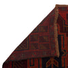 Baluchi Rug Handmade Red Geometric 3x5 ft