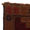 Baluchi Rug Handmade Brown Geometric 2x4 ft