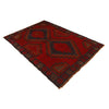 Baluchi Rug Handmade Red Geometric 2x4 ft