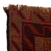 Baluchi Rug Handmade Brown Geometric 2x4 ft