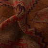 Baluchi Rug Handmade Brown Geometric 2x4 ft