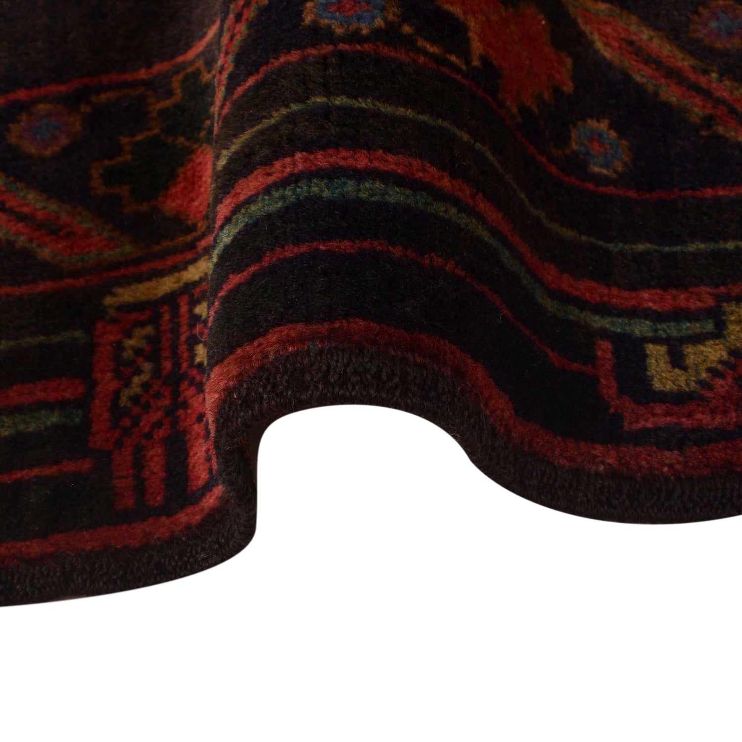 Baluchi Rug Handmade Multi Geometric 3x5 ft