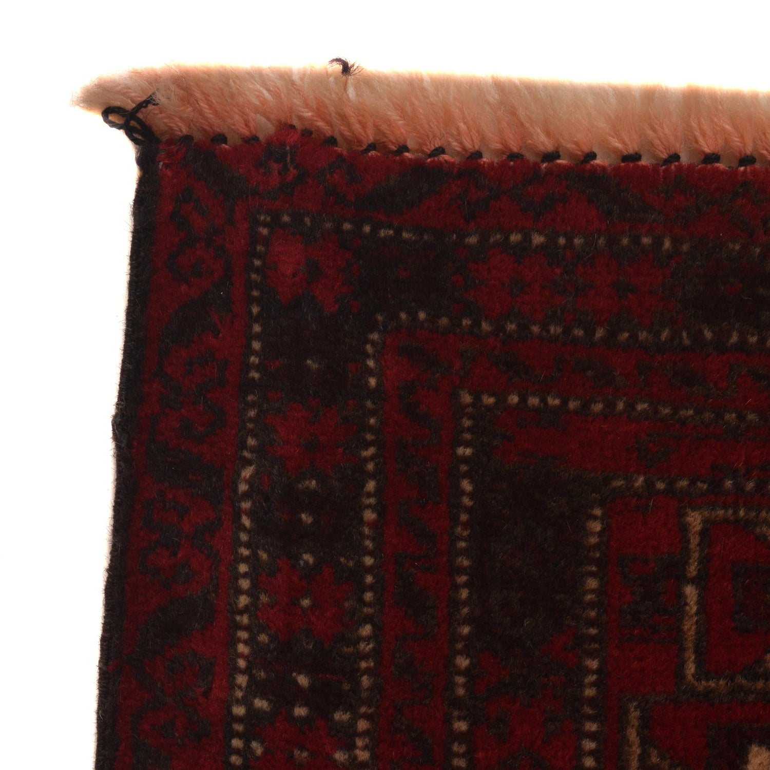Baluchi Rug Handmade Red Prayer Design 3x5 ft