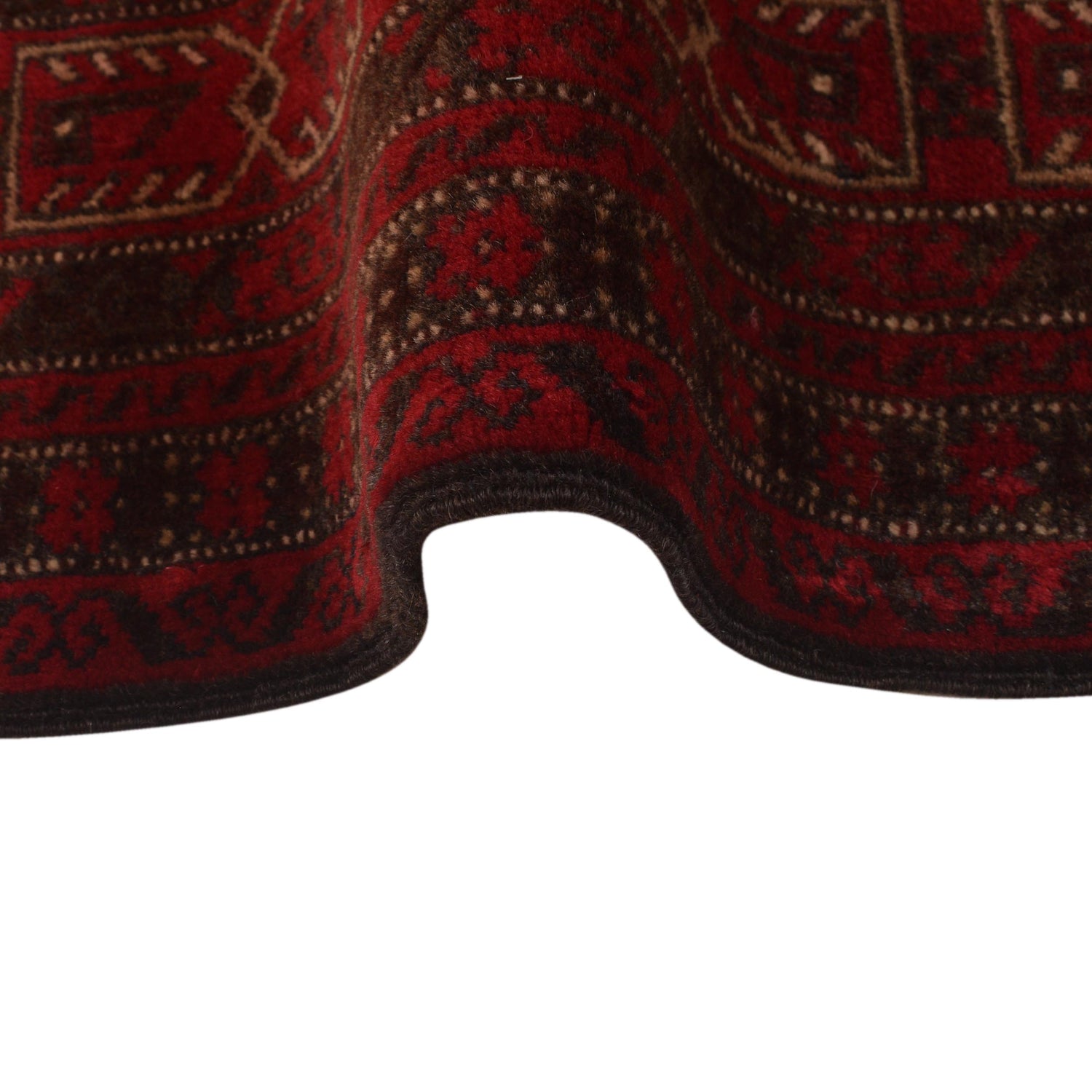 Baluchi Rug Handmade Red Prayer Design 3x5 ft