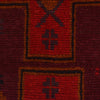 Baluchi Rug Handmade Red Geometric 2x4 ft